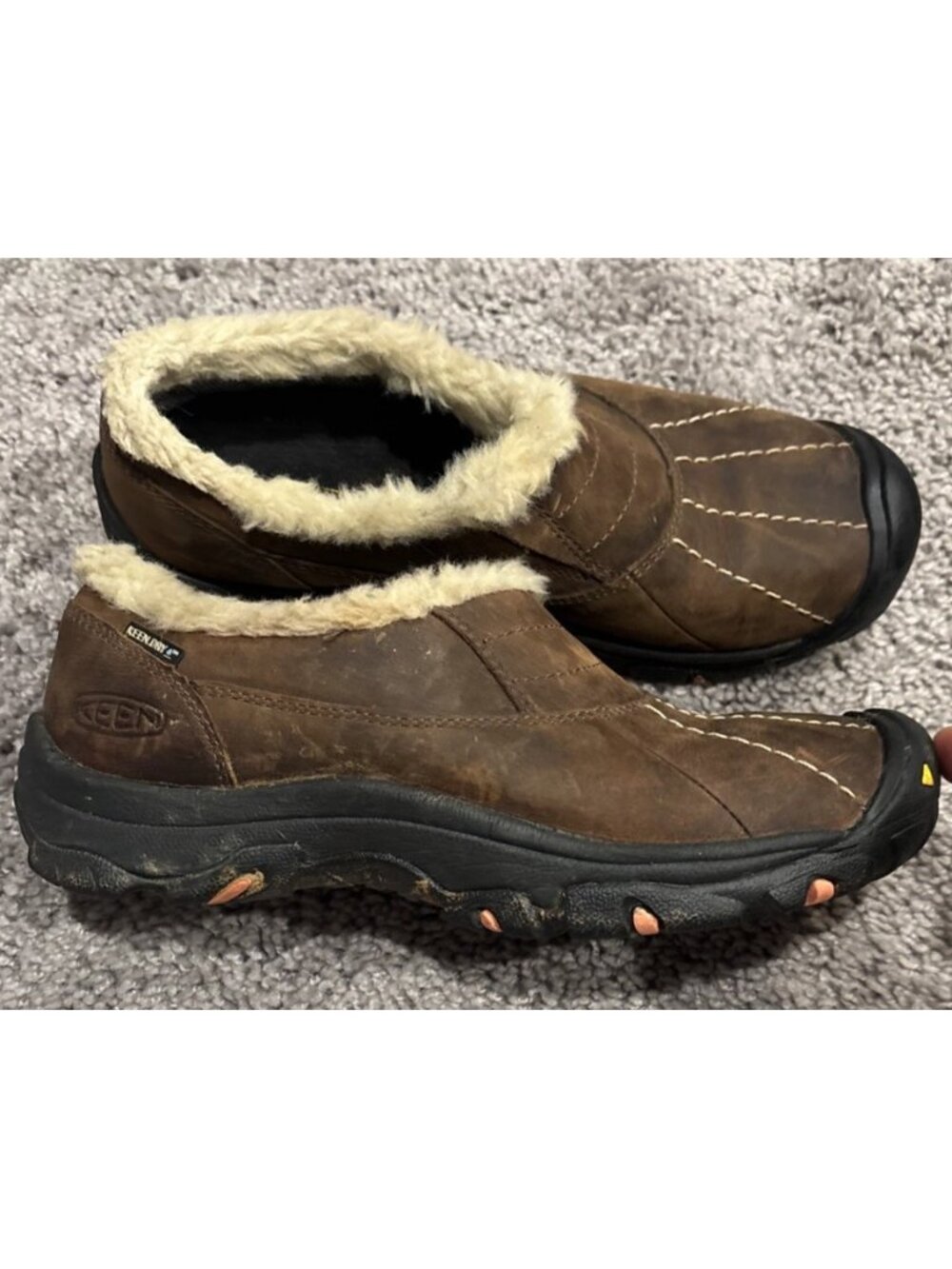 Keen Loafers Womens Size 7 Slip On Loveland Damen Brown Comfort Shoes